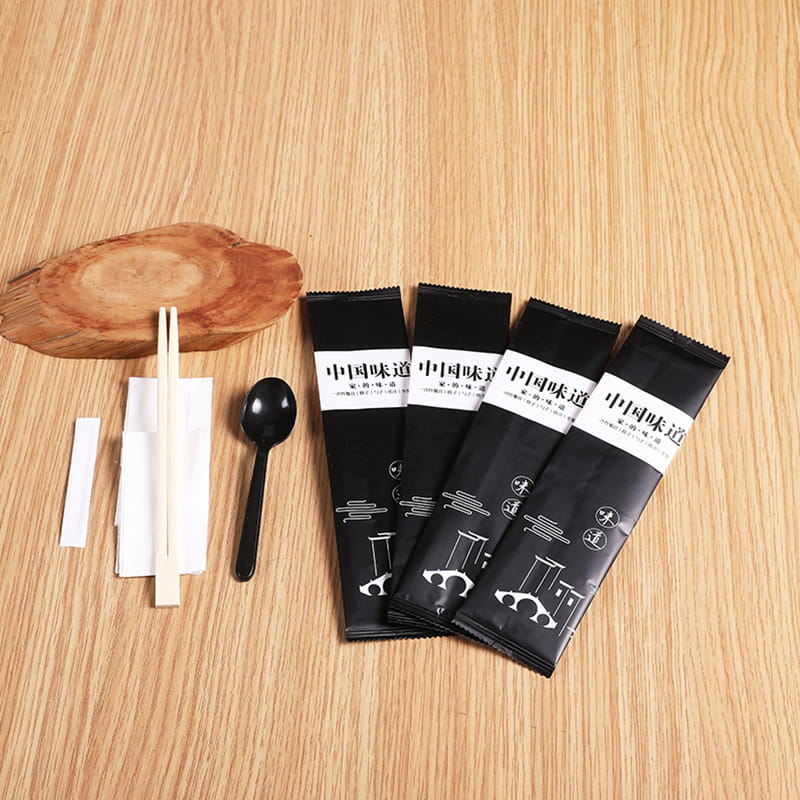 PROMPTU Prandium Pera Chopsticks cochleari et mensam sudarium enim restaurant Frosted composita film Set